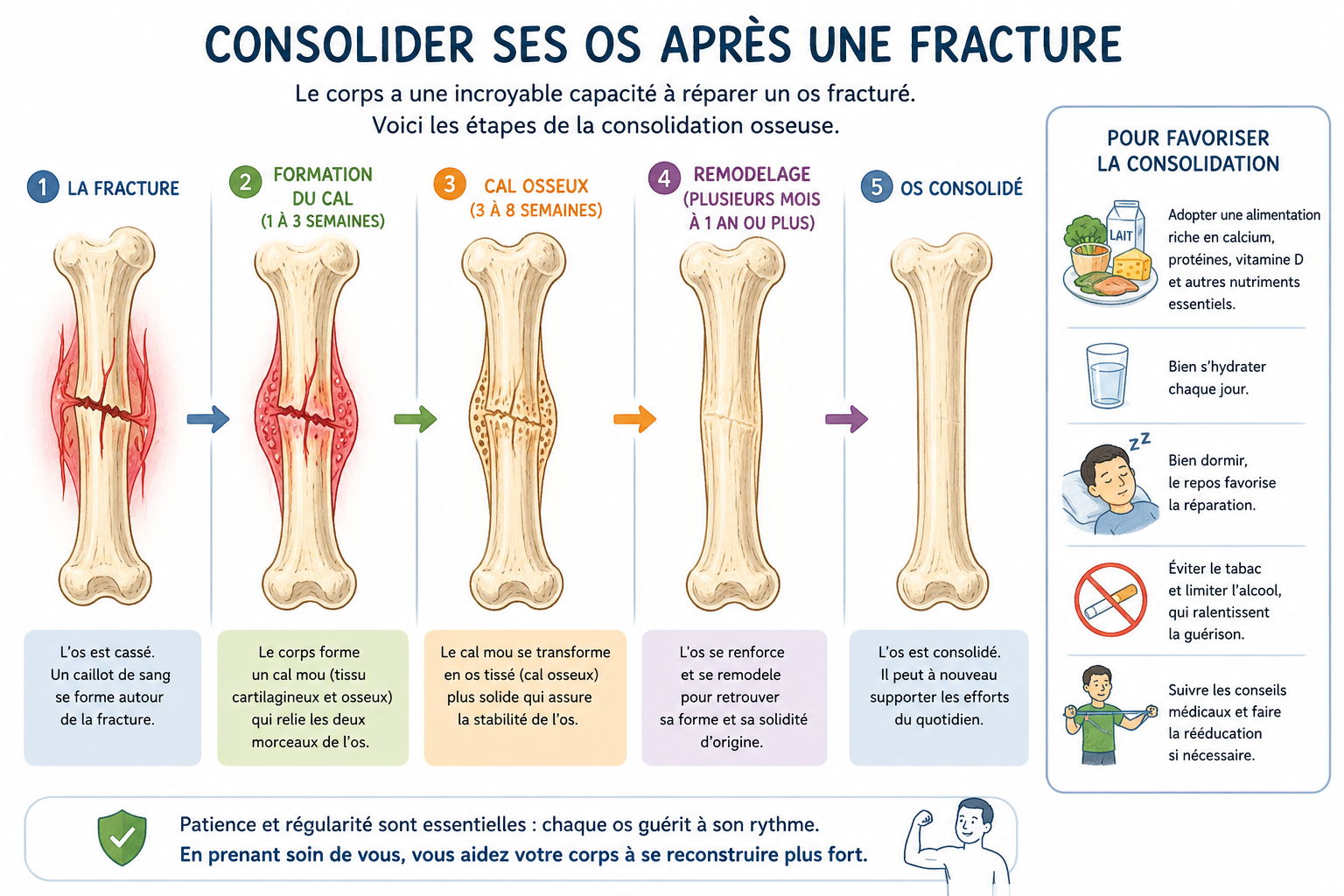Comment consolider ses os