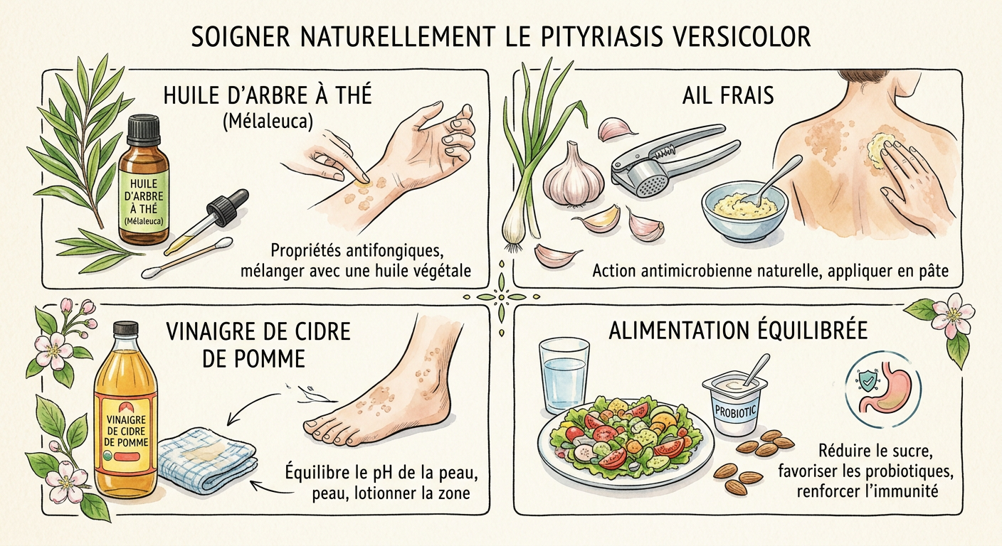 Soigner naturellement le pityriasis versicolor