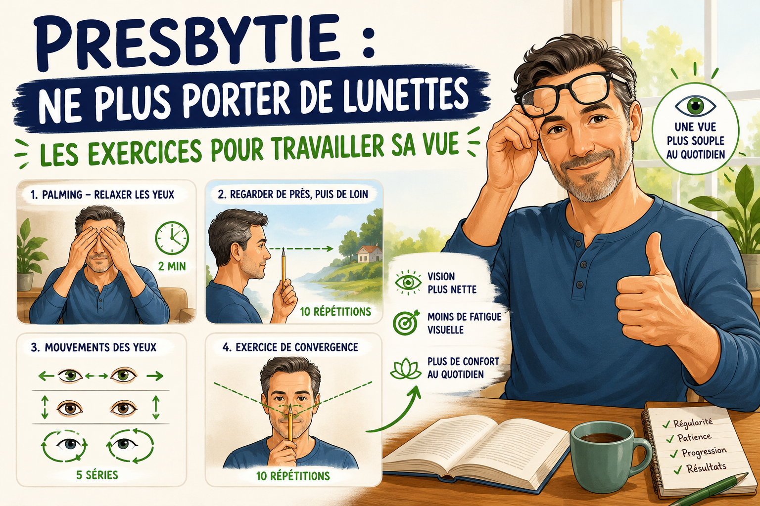 Presbytie : Ne Plus Porter De Lunettes — Les Exercices Pour Travailler Sa Vue