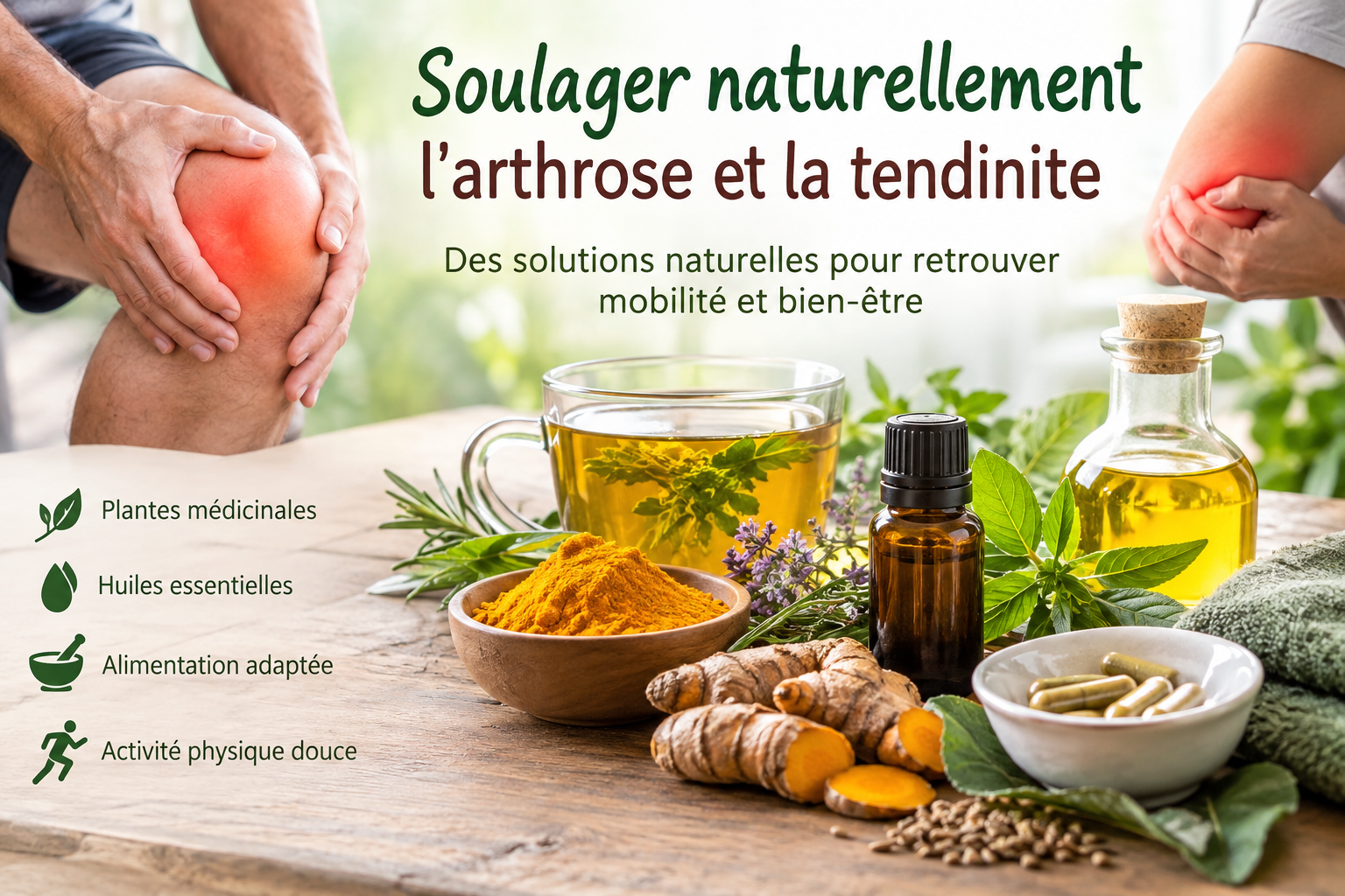 Soigner arthrose et tendinite naturellement